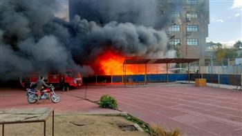   السيطرة على حريق داخل مدرسة السعيدية فى الجيزة دون إصابات 