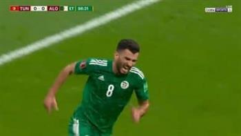 ياسين براهيمى يعزز الهدف الثاني للجزائر قبل نهاية المباراة