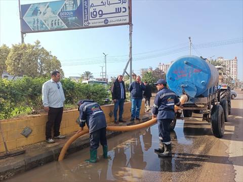 محافظ كفر الشيخ : استمرار رفع درجة الاستعداد القصوى لمواجهة الأمطار