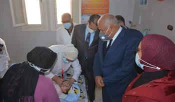 محافظ الوادي الجديد يطلق الحملة القومية للتطعيم ضد مرض شلل الأطفال 