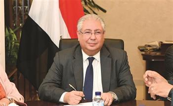 سفير مصر في الكويت يبحث مع نائب رئيس الحرس الوطني العلاقات بين البلدين