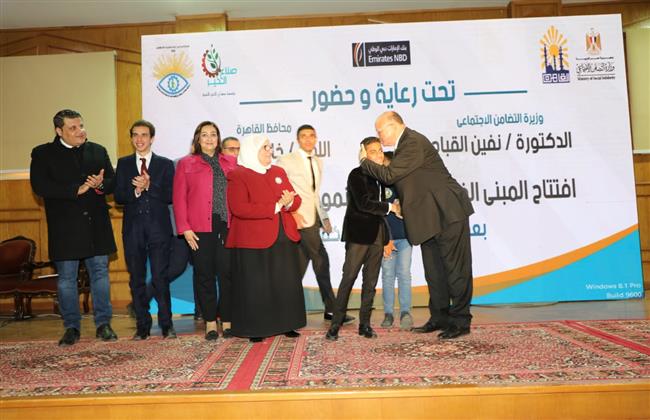 «عبد العال» يفتتح المبنى الفندقي بالمركز النموذجي لرعاية المكفوفين بجسر السويس