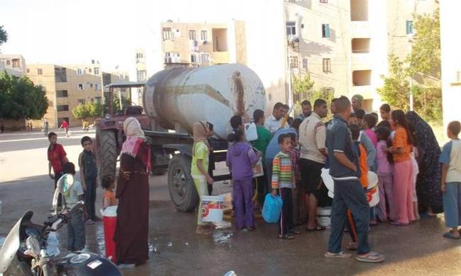 المياه مقطوعة عن 5 مناطق في الإسكندرية