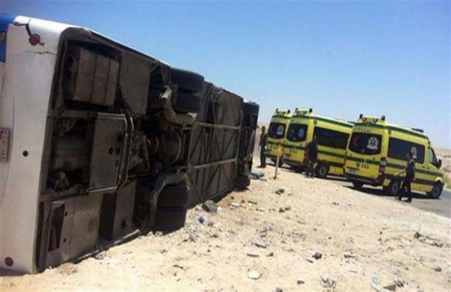 أتوبيس يدهس شابا ويهشم رأسه في حادث سير بالغردقة