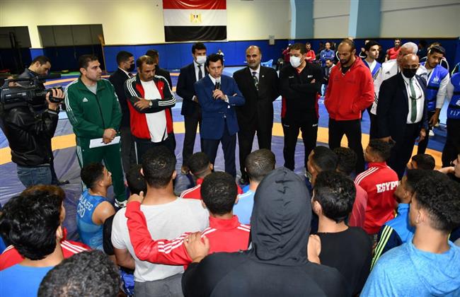 وزير الرياضة يشهد اللقاء التقييمي للاعبي المشروع القومي للموهبة 