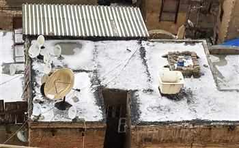أجواء قطبية وأمطار ثلجية على بعض المناطق بالإسكندرية.. فيديو وصور