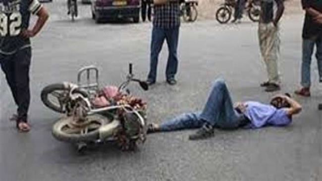 موتوسسيكل ينهى حياة شاب بالطريق الإقليمى بالشرقية