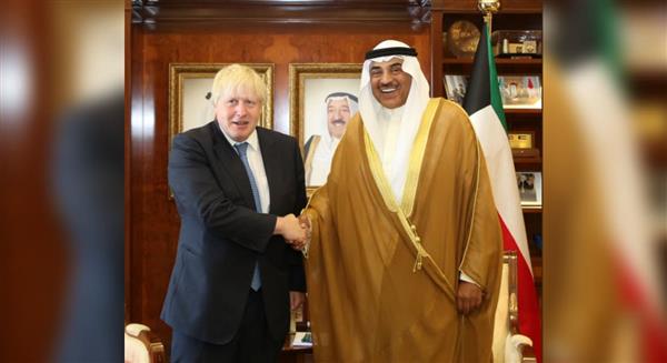 وزيرا خارجية الكويت وبريطانيا يبحثان مجالات التعاون الثنائي