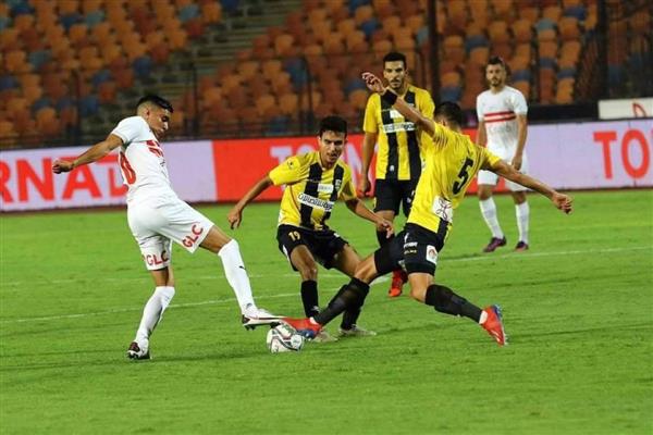 شوط أول سلبى بين المقاولون والزمالك