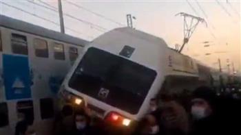   جرحى فى حادث تصادم قطارى مترو فى إيران.. فيديو