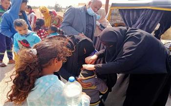   تطعيم 7ر92 % من الأطفال المستهدفين بحملة شلل الأطفال فى شمال سيناء