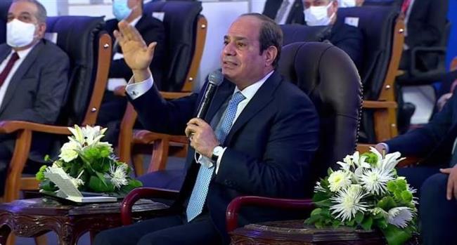 الرئيس السيسي: ما نفعله في بلدنا محاولة لتعويض ما فاتنا