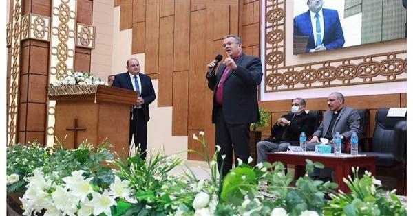 رئيس الإنجيلية يشهد الاحتفال بتدشين مبنى كنيسة نجع حمادى 