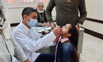  تطعيم 981 ألف طفل ضد شلل الأطفال بالمنيا