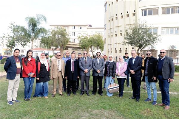 افتتاح أول ساحة رياضية حرة بجامعة المنصورة
