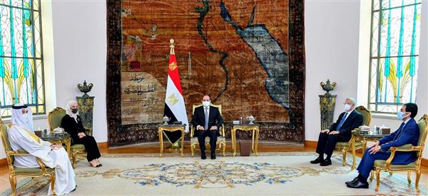 الرئيس السيسي يؤكد توافق وجهات النظر والمواقف مع البحرين تجاه كافة القضايا