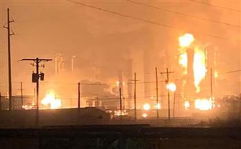   إصابة ٤ أشخاص فى انفجار شركة نفط بولاية تكساس الأمريكية.. فيديو