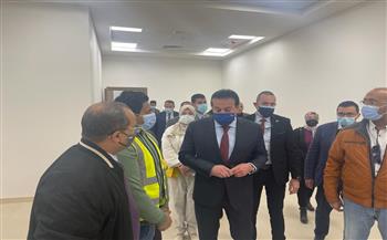   خالد عبد الغفار يتفقد مقر وزارة الصحة الجديد بالحي الحكومي بالعاصمة الإدارية الجديدة