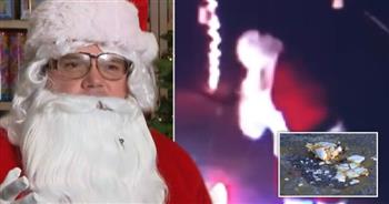   الاعتداء علي بابا نويل في ولاية شيكاغو 
