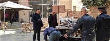 الجيزة تشن حملات موسعة بحدائق الاهرام