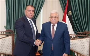   الرئيس الفلسطينى يستقبل وزير الداخلية الأدرنى