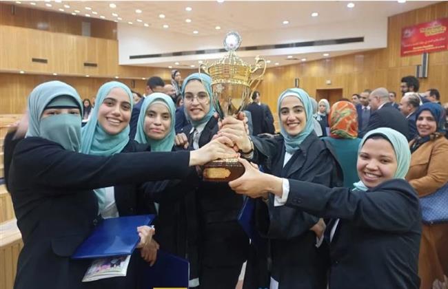 طالبات الأزهر يفزن على 5 جامعات في مسابقة المحاكمة الصورية