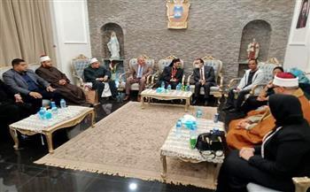 رئيس جامعة قناة السويس يهنئ الأقباط الكاثوليك بعيد الميلاد المجيد 