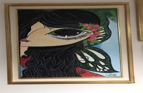 لوحات فنية لأجمل المعانى الإنسانية في معرض الأمل بالأوبرا