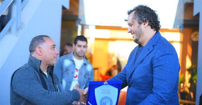 المهندس ممدوح عيد يهنئ رئيس انبي الجديد