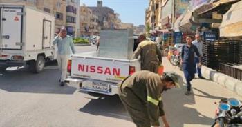 تنفيذ حملات مكبرة لرفع الإشغالات والتعديات بالأقصر 