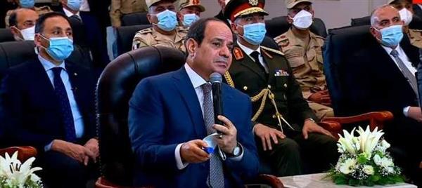 الرئيس السيسي يفتتح طريق توشكى - شرق العوينات بطول 360 كيلومترا