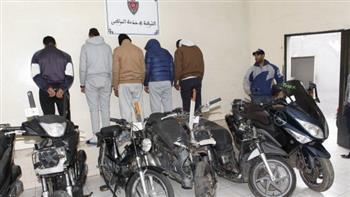 سقوط عصابة سرقة الدراجات النارية فى الجيزة 