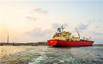   ميناء دمياط يستقبل أول سفينة غاز بوتاجاز تدشينا لخط  طنطا