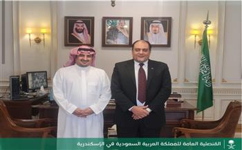   قنصل السعودية بالإسكندرية يبحث مع وكيل جهاز شئون البيئة التحديات البيئية التى تواجه الطرفان