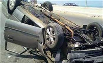 بالأسماء.. إصابة سيدتين وسائق في حادث سير بالمنيا