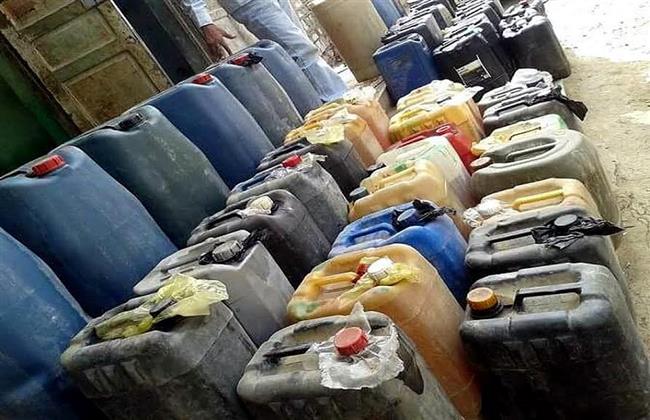 ضبط 2600 لتر سولار "مدعم"  بالجمالية  لبيعها بالسوق السوداء  