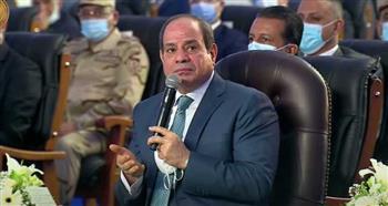 السيسي: التطور الحالي للسكك الحديدية لم تشهده مصر منذ 60 عاما