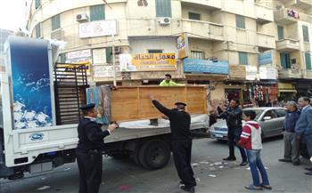 حملة إشغالات ب3 أحياء بالإسكندرية 