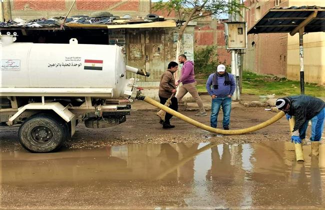 انتشار مكثف لـ 494 معدة لشفط مياه الأمطار بالغربية
