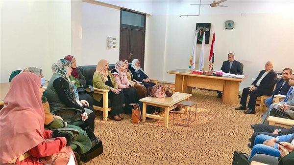 مركز ضمان الجودة بجامعة جنوب الوادي يجري زيارة لكلية الزراعة