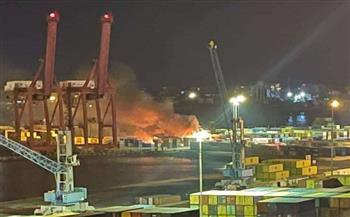 قصف صاروخي إسرائيلي يستهدف الحاويات في ميناء اللاذقية السوري