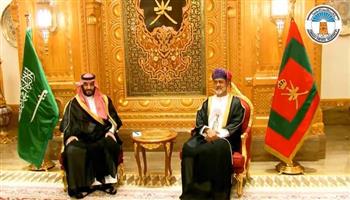   سلطان عمان وولي العهد السعودي يبحثان أوجه التعاون بين بلديهما
