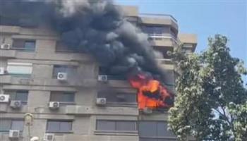   الحماية المدنية تتمكن من السيطرة على حريق شقة سكنية بالطالبية
