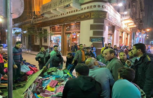 حملة مكبرة لإزالة الاشغالات والتعديات بشارع سعد زغلول 