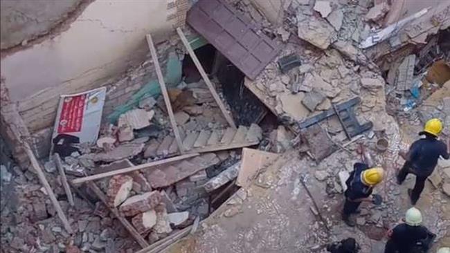 غرق وتطاير خيم سكان العقار المنهار  بالدخيلة الجبل 