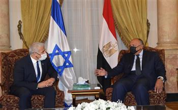   سامح شكري يستقبل يائير لابيد وزير خارجية إسرائيل