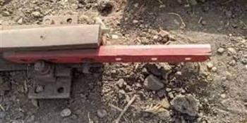   السكة الحديدية توضيح حقيقة الوصلات الخشبية بقضبان قطار طوخ