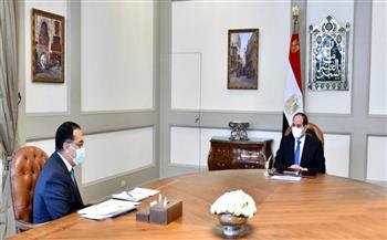   الرئيس السيسي يطلع على نتائج زيارة رئيس الوزراء إلى ليبيا