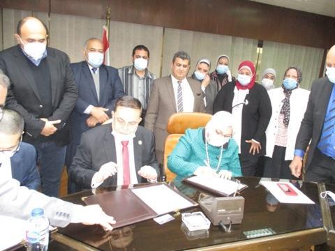 توقيع عقد إنشاء محطة محولات المنصورية لتغذية المتحف المصرى الكبير