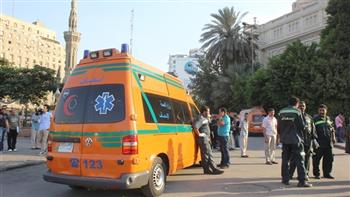  نقل 10 مصابين في انقلاب سيارة بالشرقية لمستشفى بلبيس